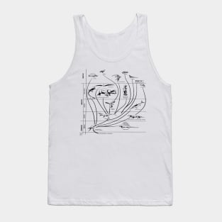 Dinosaur Evolution | Paleontology Prehistoric Science Tank Top